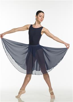 DA3100 Kolová sukně, šifonová